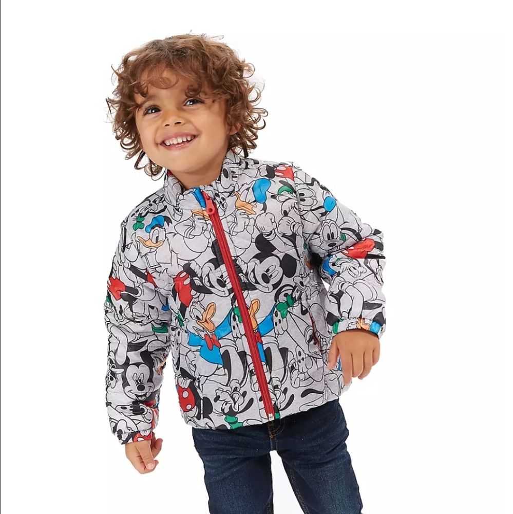 Disney Kids Mickey Mouse Puffer Jacket